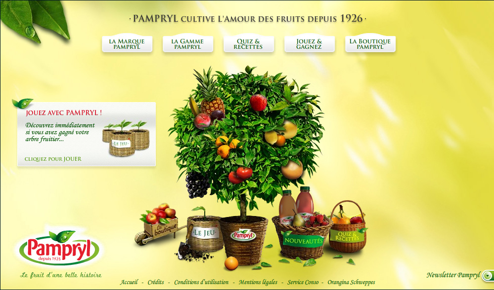 Pampryl Website