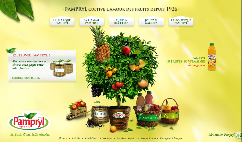 Pampryl Website