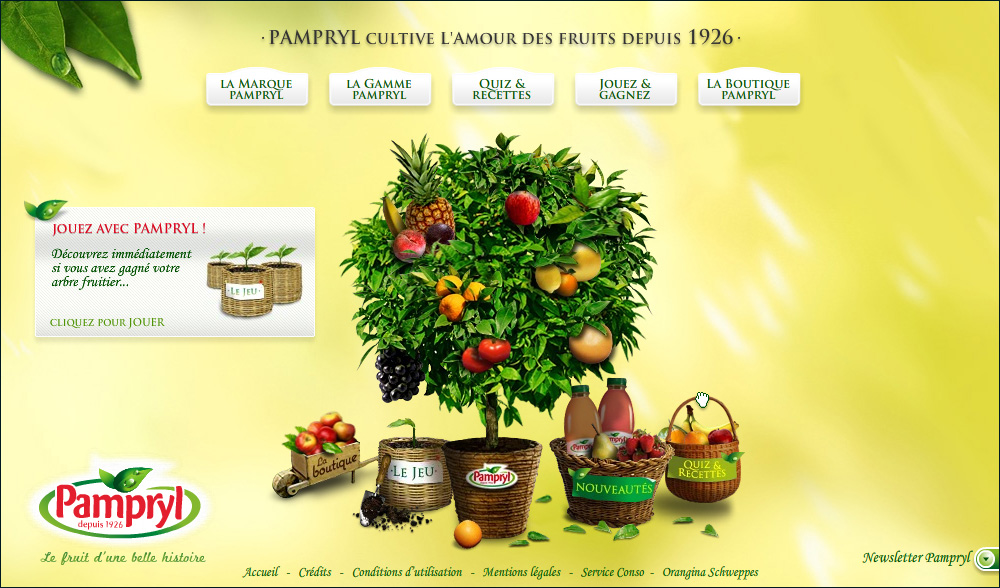 Pampryl Website