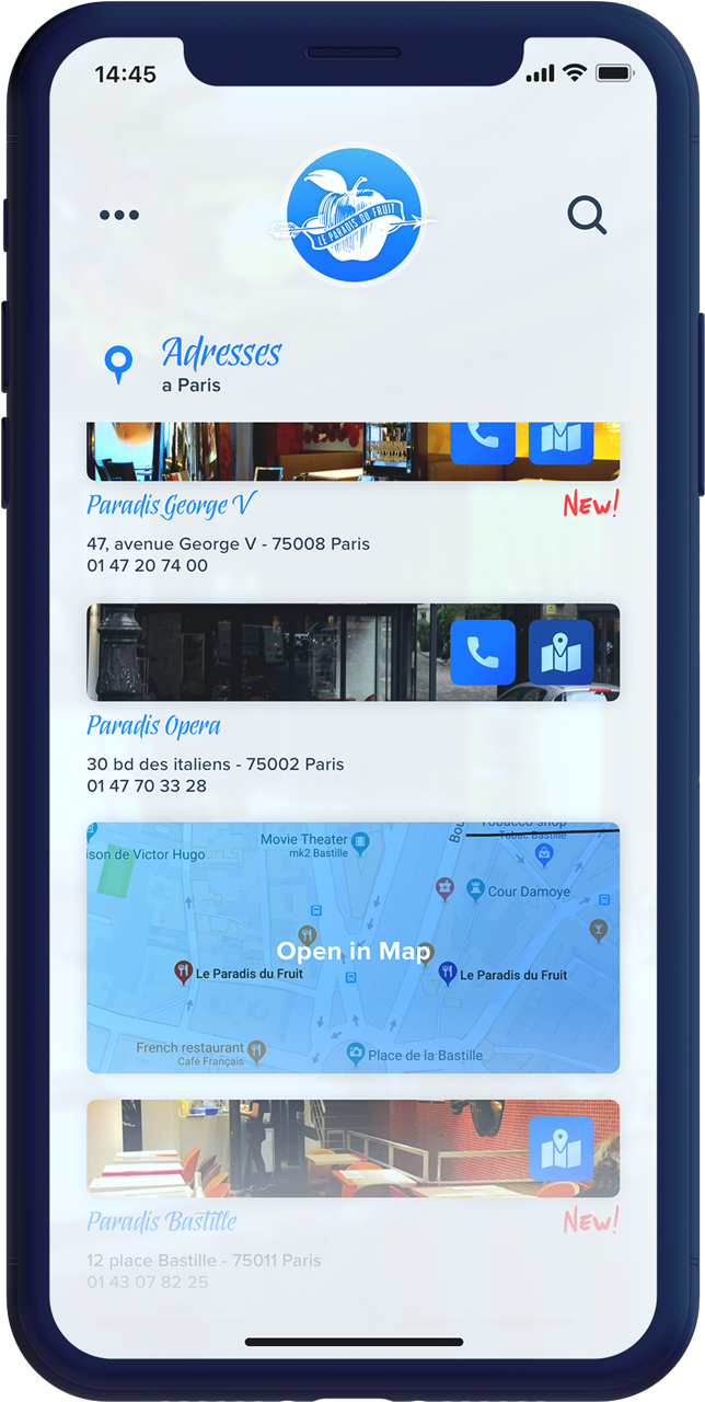 App Paradis du Fruit